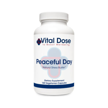 Photo of a supplement bottle - Peaceful Day by Vital Dose
